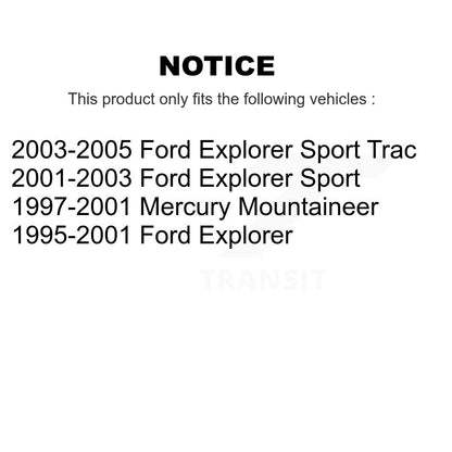 Tuyau hydraulique de frein arrière gauche pour Ford Explorer Sport Trac Mercury Mountaineer