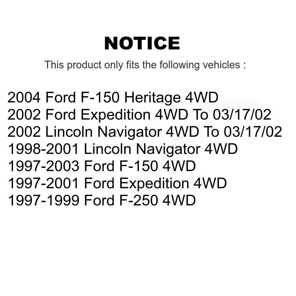 Tuyau hydraulique de frein avant droit, pour Ford F-150 Expedition F-250 Heritage 4WD