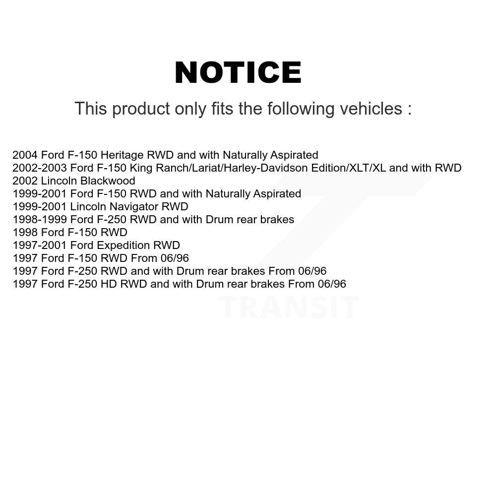 Tuyau hydraulique de frein central arrière pour Ford F-150 F-250 HD Expedition Heritage