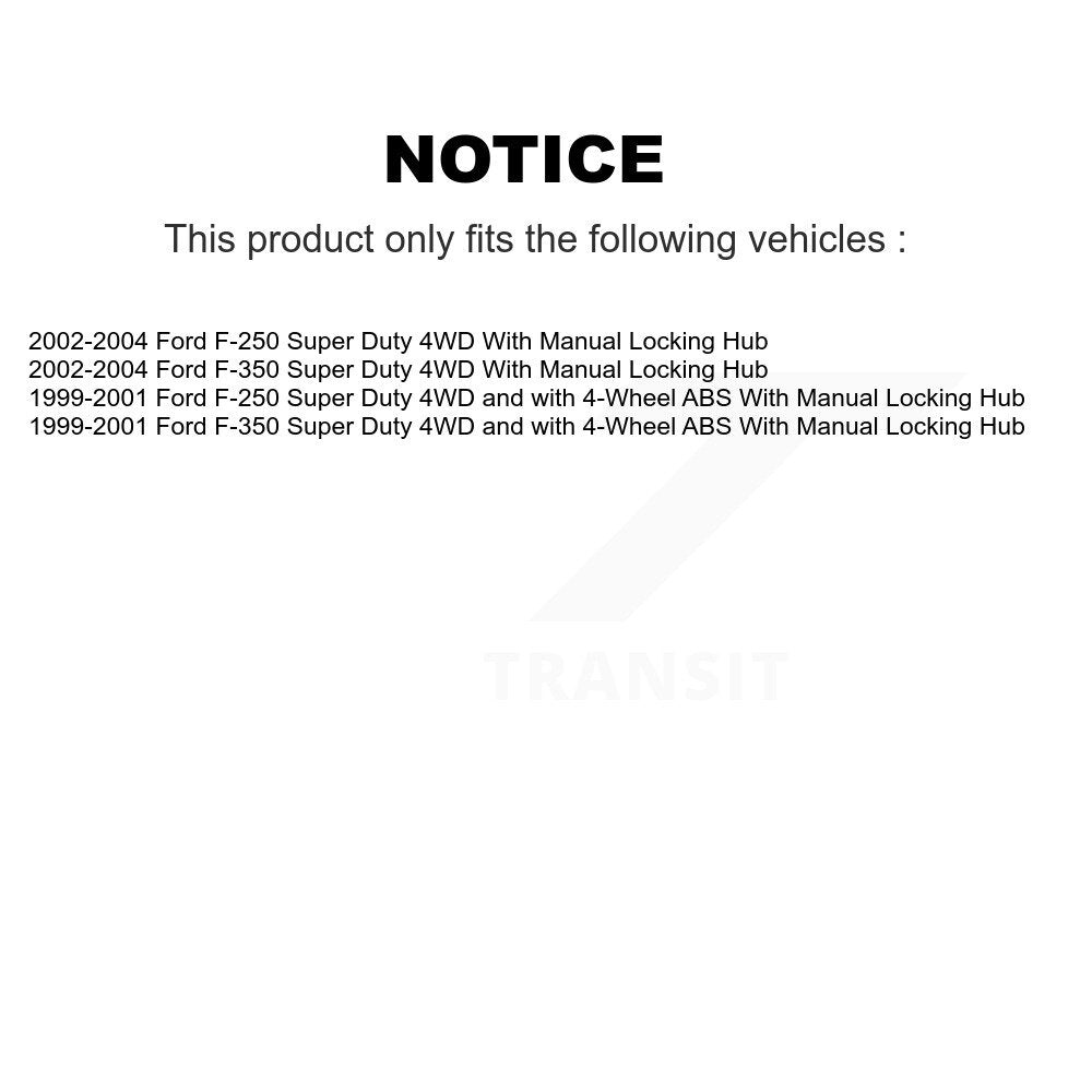 Tuyau hydraulique de frein avant gauche pour Ford F-350 Super Duty F-250 12-H381185