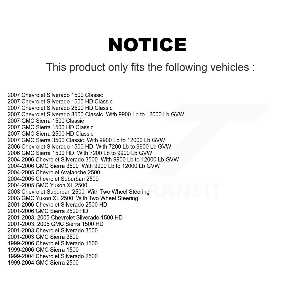 Tuyau hydraulique de frein central arrière, pour Chevrolet GMC Silverado 1500 Sierra 2500 H