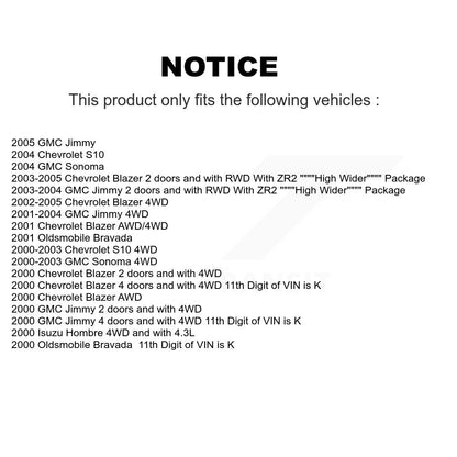 Tuyau hydraulique de frein avant droit, pour Chevrolet GMC Blazer S10 Jimmy Sonoma Isuz