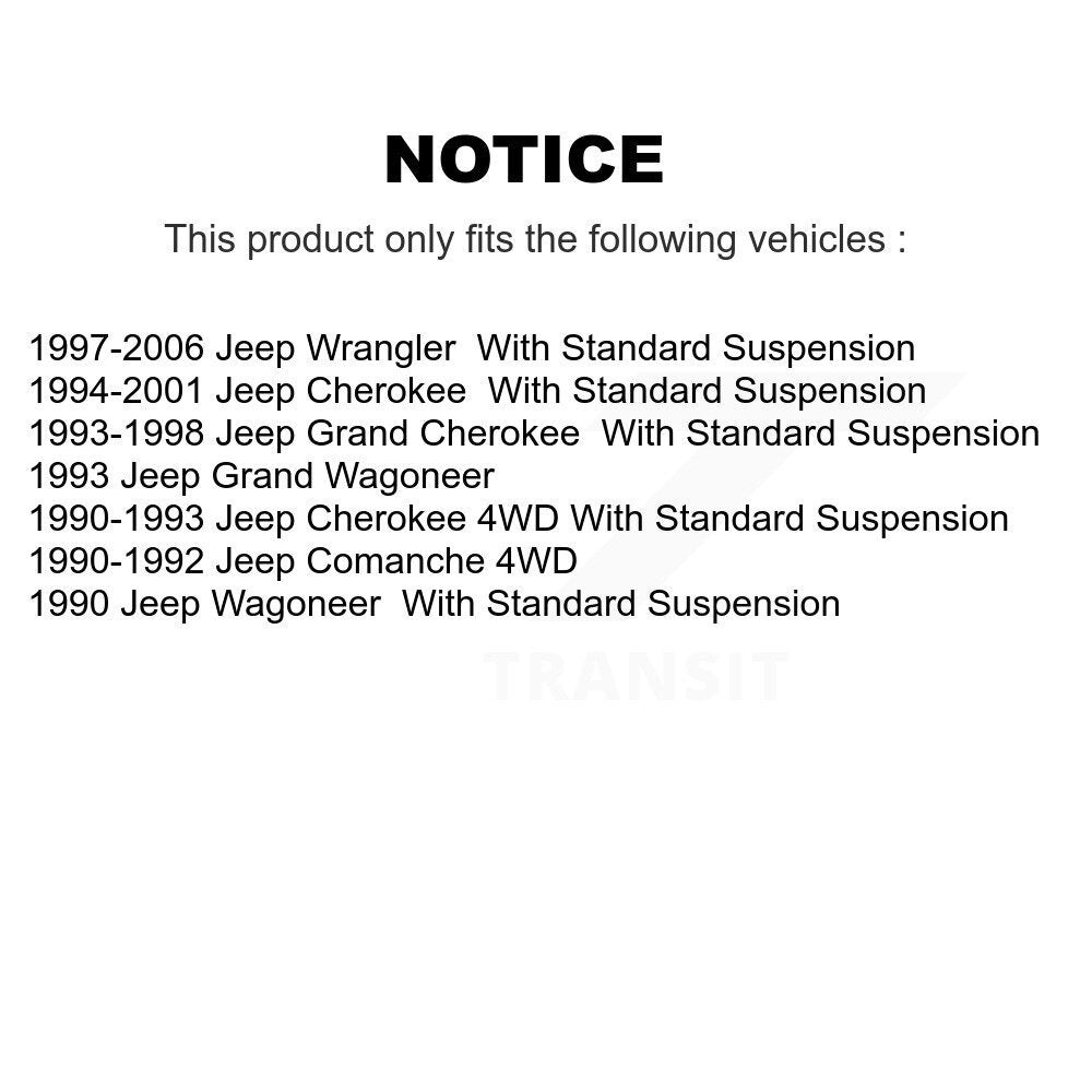 Tuyau hydraulique de frein avant gauche pour Jeep Wrangler Cherokee Grand Comanche