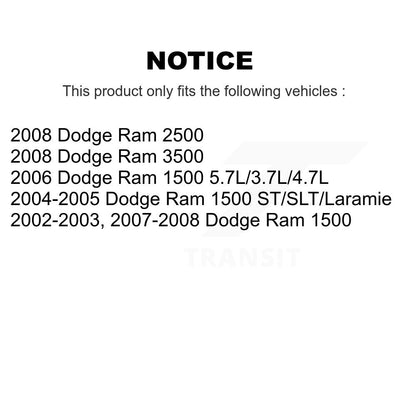 Tuyau hydraulique de frein arrière droit, pour Dodge Ram 1500 3500 2500 12-H620177