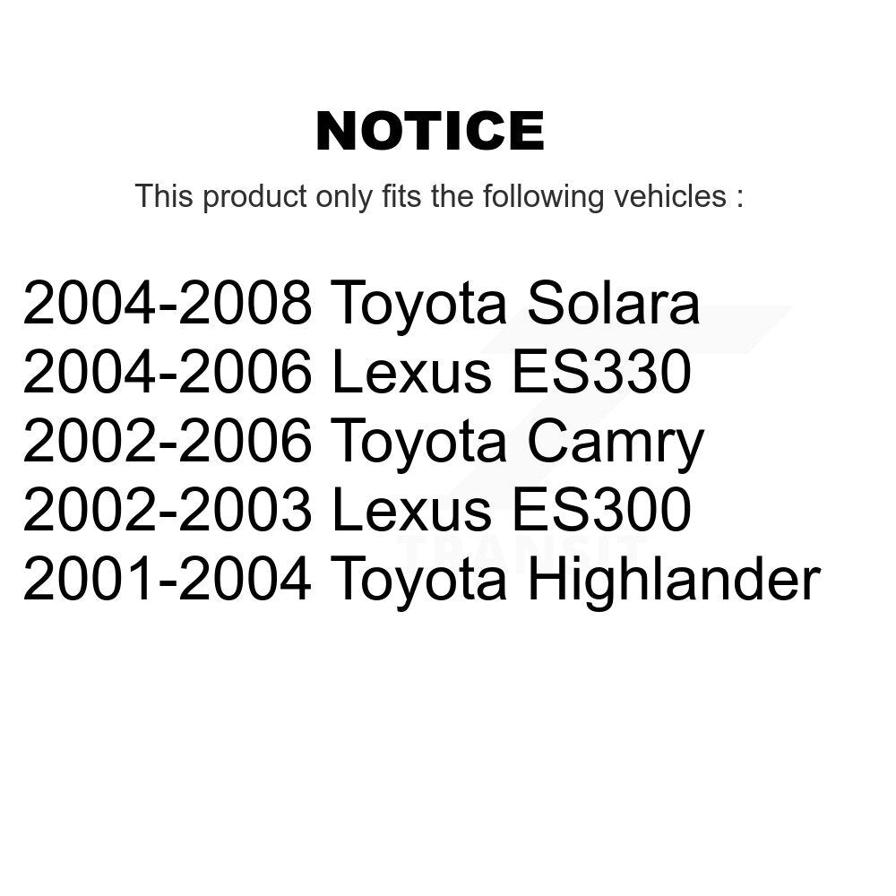 Tuyau hydraulique de frein avant droit pour Toyota Camry Highlander Lexus Solara ES330