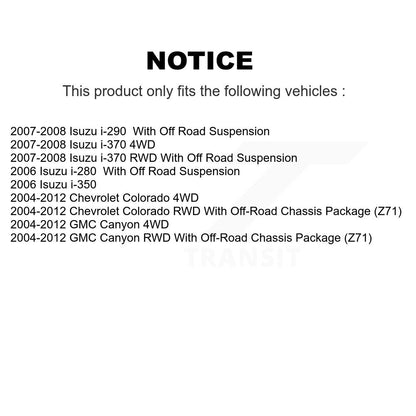 Tuyau hydraulique de frein avant droit, pour Chevrolet Colorado GMC Canyon Isuzu i-280