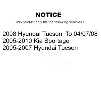 Tuyau hydraulique de frein avant gauche pour Hyundai Tucson Kia Sportage 12-H620598