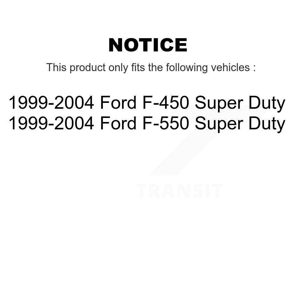 Tuyau hydraulique de frein avant droit pour Ford F-450 Super Duty F-550 1999 – 2004