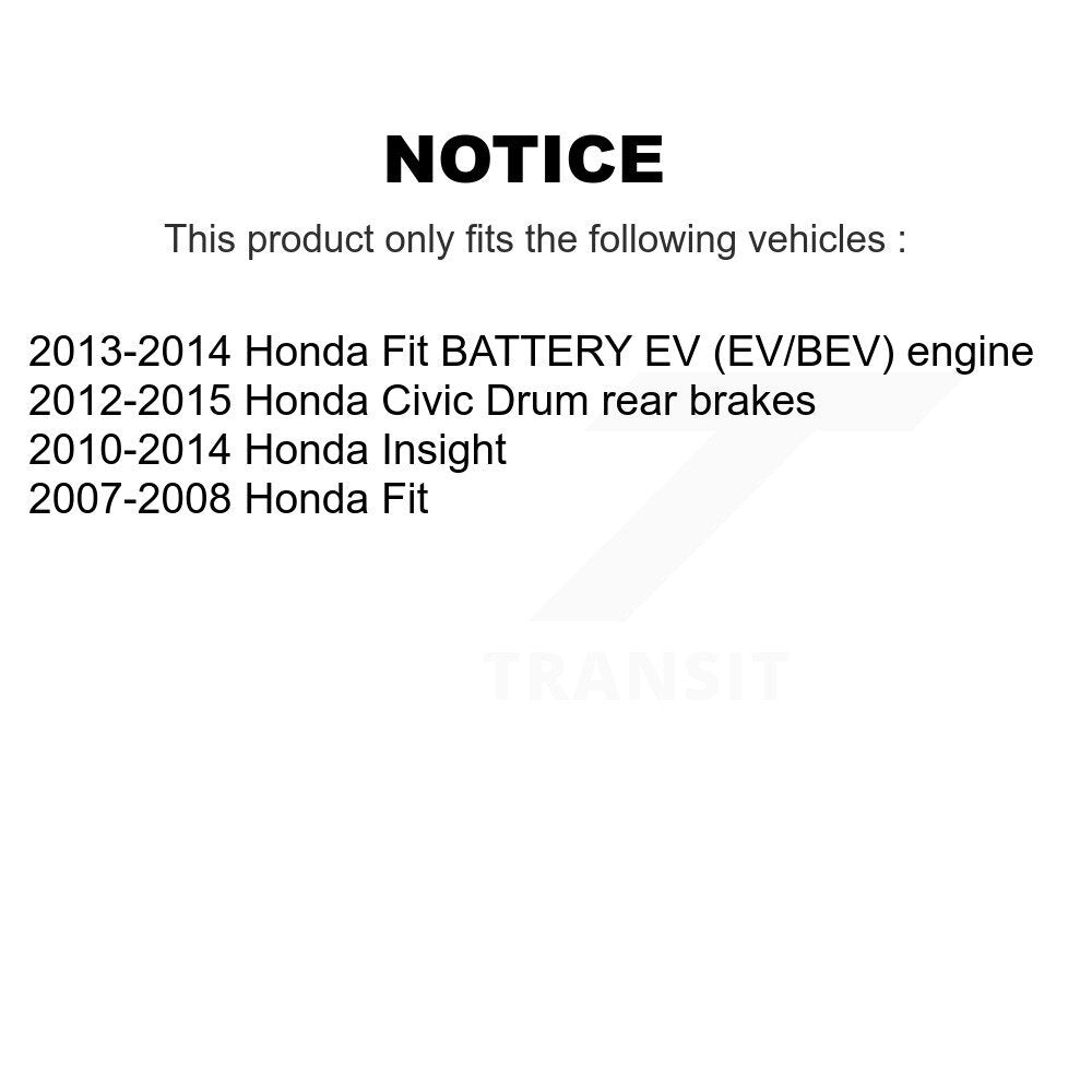 Tuyau hydraulique de frein arrière pour Honda Civic Fit Insight 12-H620748