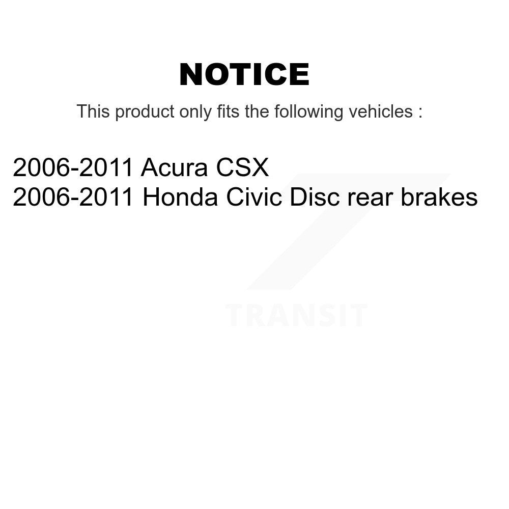 Tuyau hydraulique de frein arrière droit pour Honda Civic Acura CSX 2006 – 2011 12-H620750