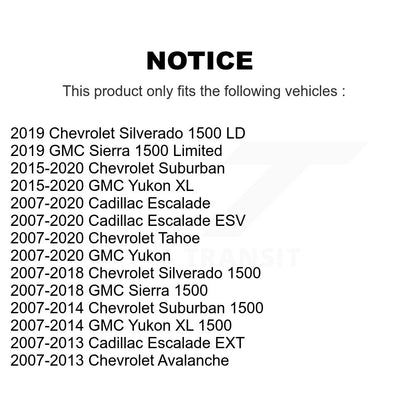 Tuyau hydraulique de frein avant gauche, pour Chevrolet GMC Sierra 1500 Silverado Tahoe X