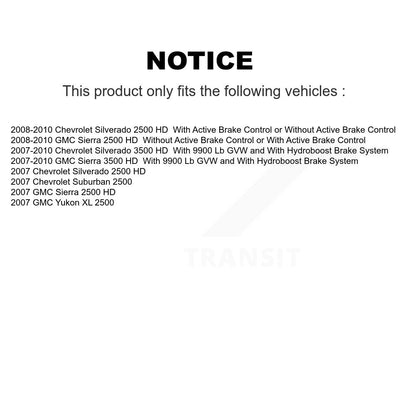 Tuyau hydraulique de frein arrière droit, pour Chevrolet GMC Sierra 2500 HD Silverado 3500