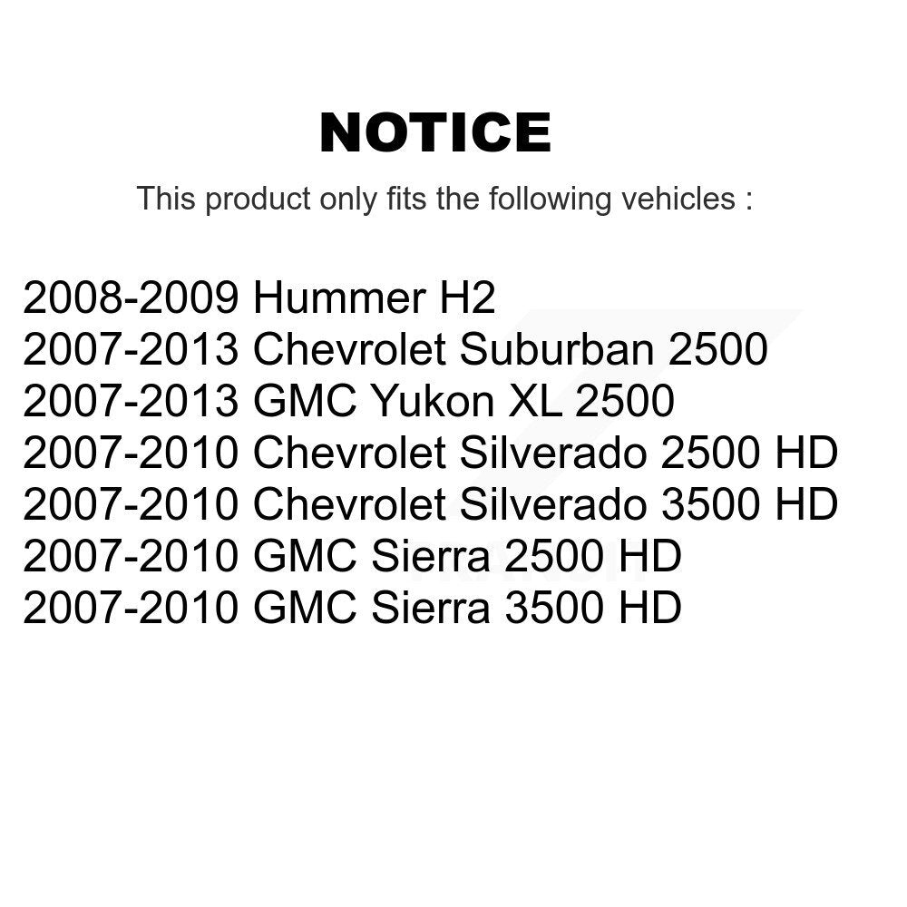 Tuyau hydraulique de frein avant droit, pour Chevrolet GMC Sierra 2500 HD Silverado 350