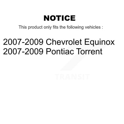 Tuyau hydraulique de frein avant droit pour Chevrolet Equinox Pontiac Torren 2007 – 2009