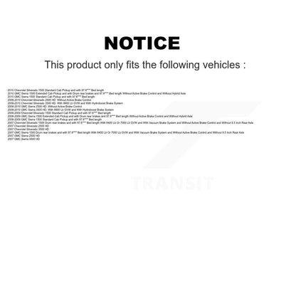 Tuyau hydraulique de frein central arrière, pour Chevrolet GMC Silverado 1500 Sierra 2500 H