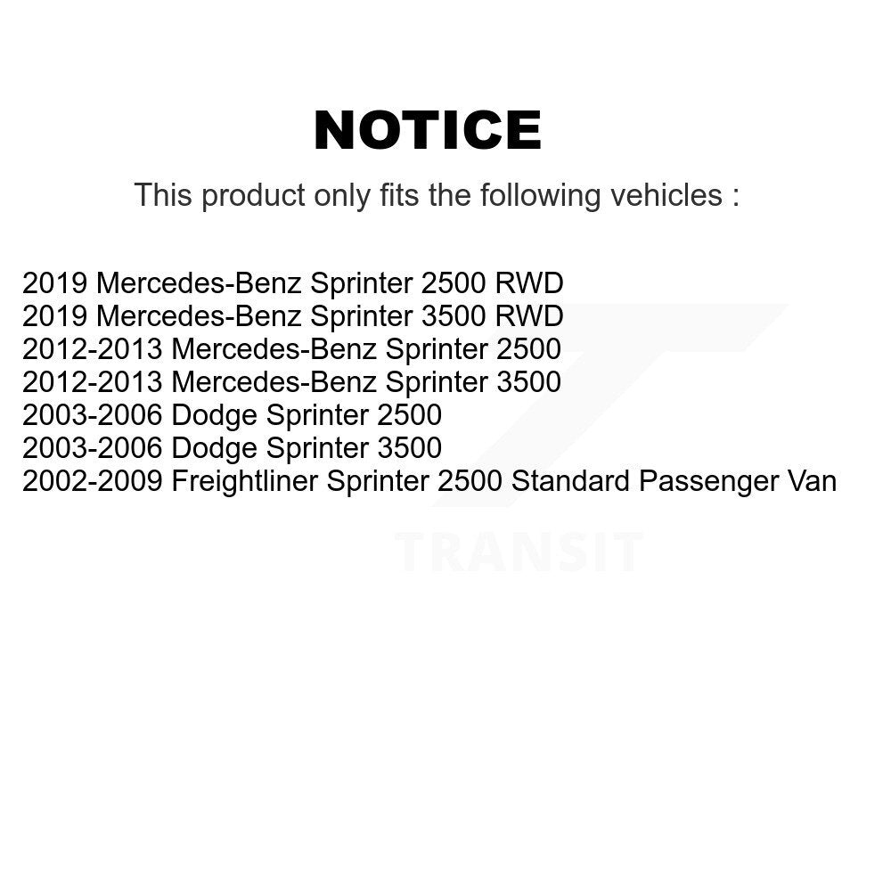 Tuyau hydraulique de frein pour Mercedes-Benz Sprinter 2500 3500 Dodge Freightliner