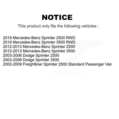 Tuyau hydraulique de frein pour Mercedes-Benz Sprinter 2500 3500 Dodge Freightliner