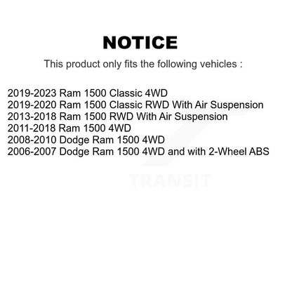 Tuyau hydraulique de frein avant droit pour Ram 1500 Classic Dodge 12-H620936