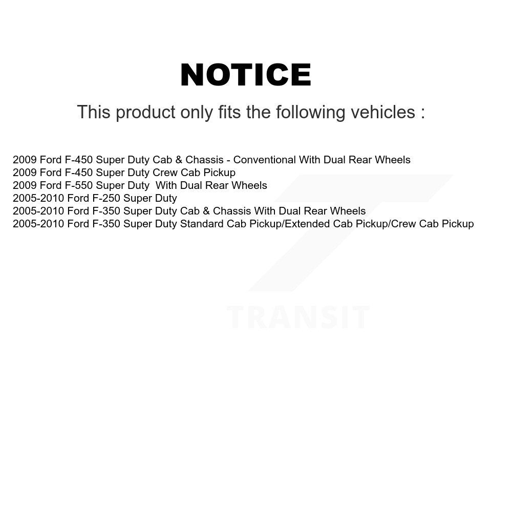 Tuyau hydraulique de frein arrière droit, pour Ford F-350 Super Duty F-250 F-550 F-450