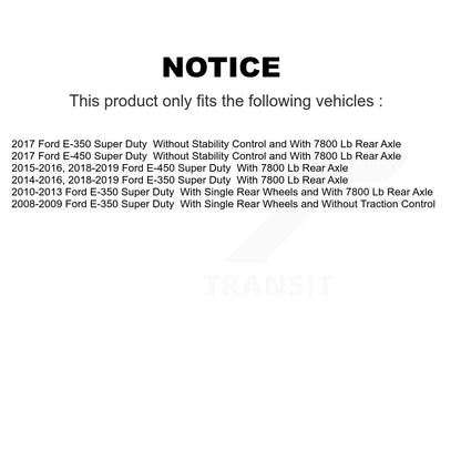 Tuyau hydraulique de frein arrière droit pour Ford E-350 Super Duty E-450 12-H620998
