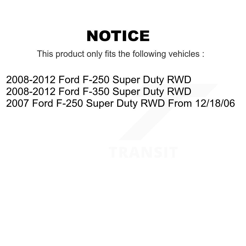 Tuyau hydraulique de frein avant gauche, pour Ford F-350 Super Duty F-250 RWD 12-H621004