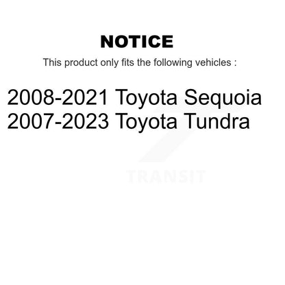 Tuyau hydraulique de frein avant pour Toyota Tundra Sequoia 12-H621096