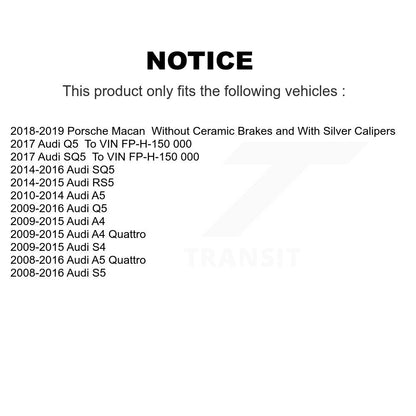 Tuyau hydraulique de frein arrière, pour Audi Q5 A4 Quattro Porsche Macan A5 S4 S5 SQ5 RS5