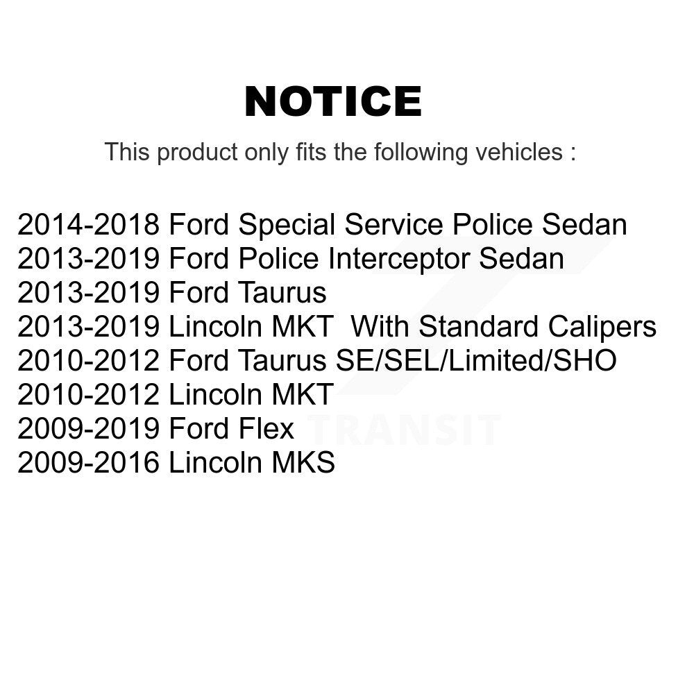 Tuyau hydraulique de frein arrière pour Ford Flex Taurus Lincoln Police Interceptor Sedan