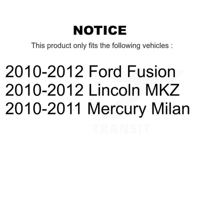 Tuyau hydraulique de frein avant droit, pour Ford Fusion Lincoln MKZ Mercury Milan