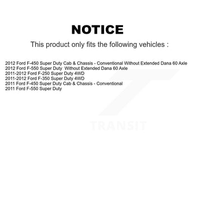 Tuyau hydraulique de frein avant gauche, pour Ford F-350 Super Duty F-250 F-450 F-550