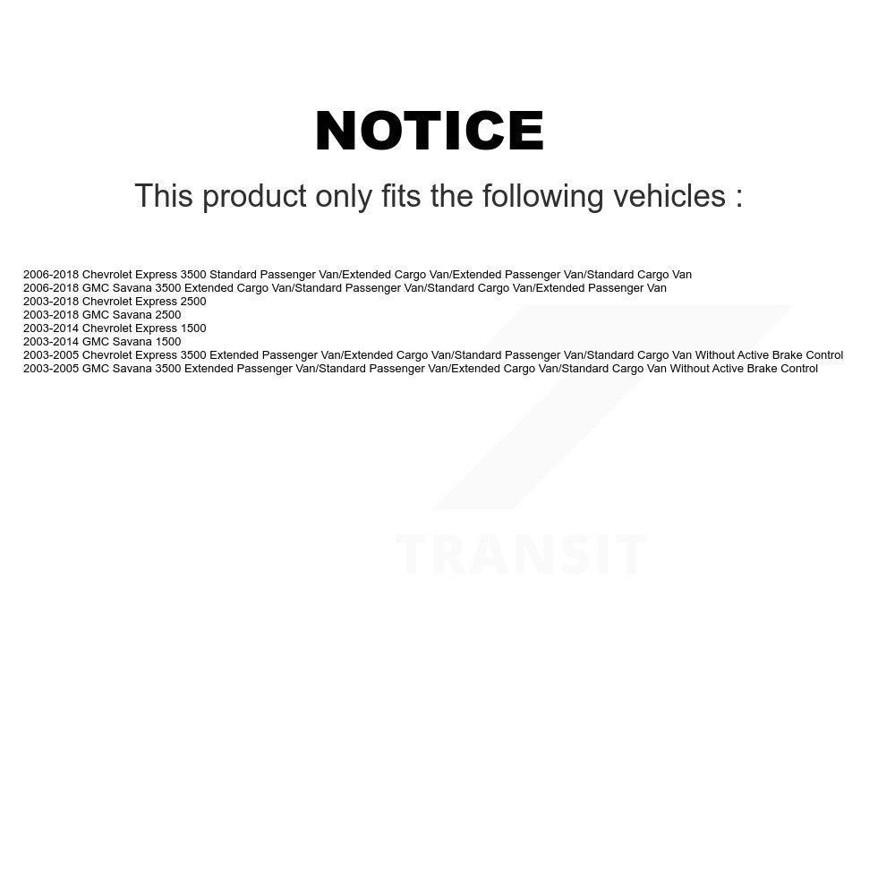 Tuyau hydraulique de frein arrière droit, pour Chevrolet GMC Savana 2500 Express 3500 1500