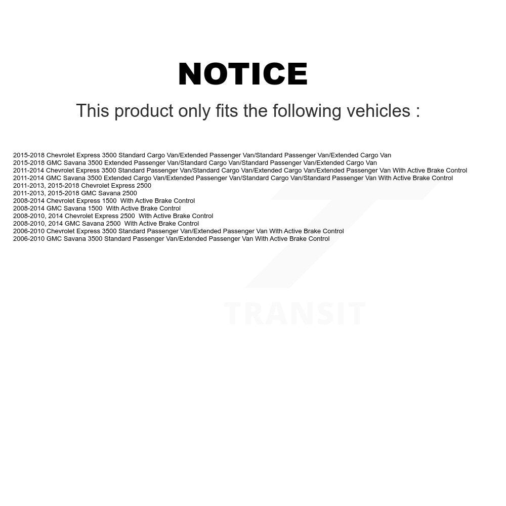 Tuyau hydraulique de frein arrière gauche, pour GMC Chevrolet Savana 2500 3500 Express 1500