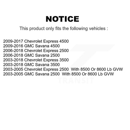 Tuyau hydraulique de frein avant droit, pour GMC Chevrolet Savana 2500 Express 3500 450
