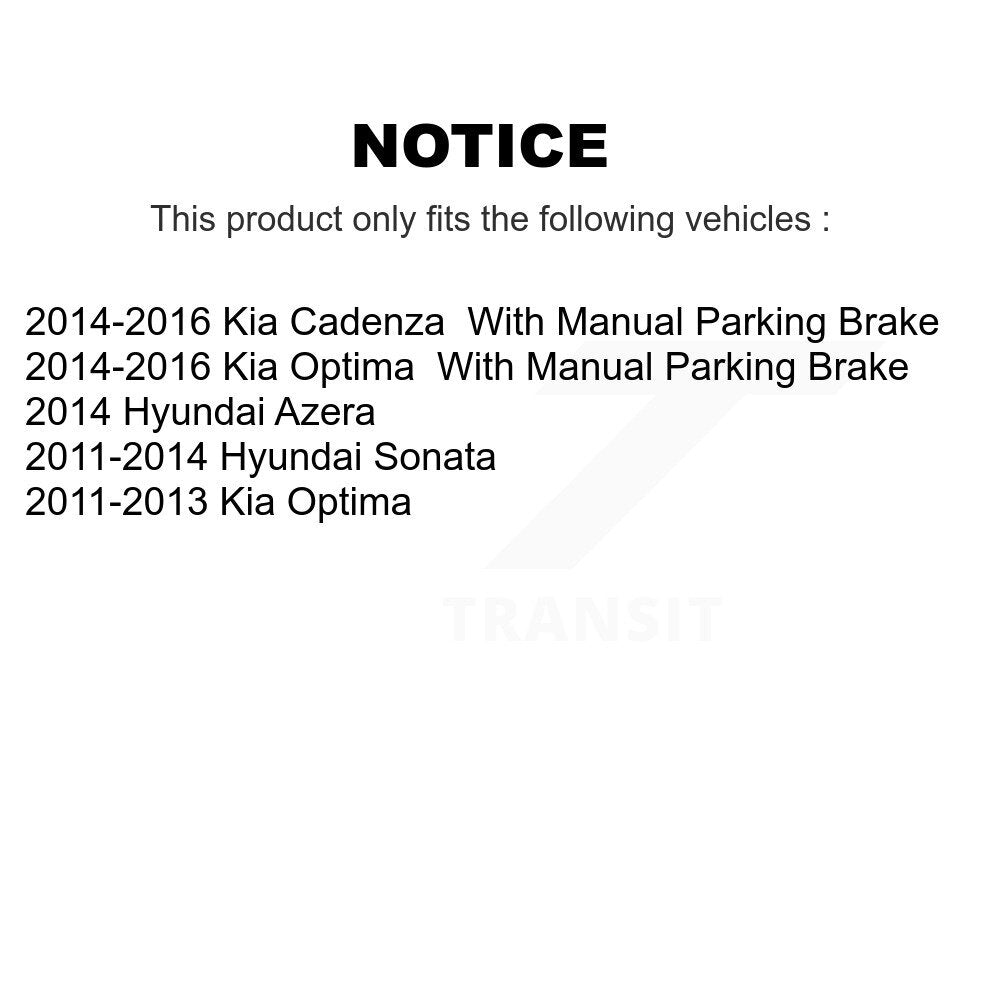 Tuyau hydraulique de frein arrière droit, pour Hyundai Sonata Kia Optima Cadenza Azera