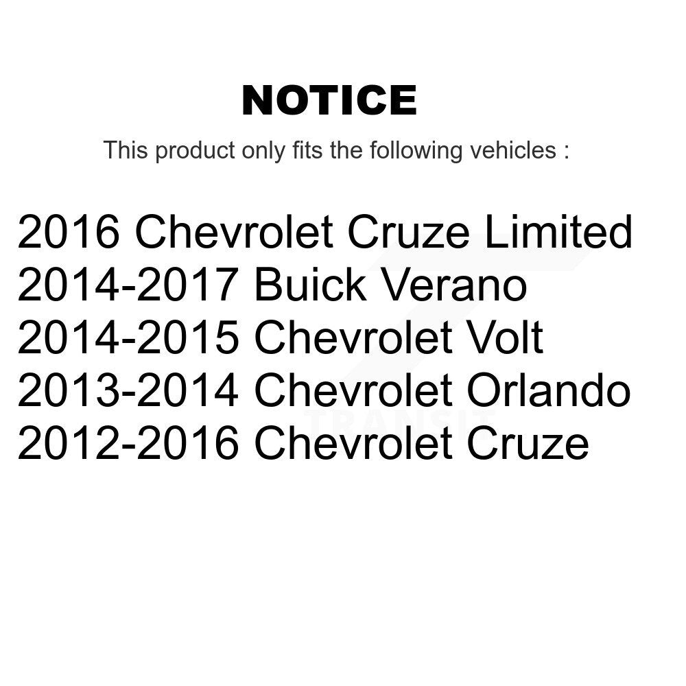 Tuyau hydraulique de frein avant droit, pour Chevrolet Cruze Buick Verano Limited Volt