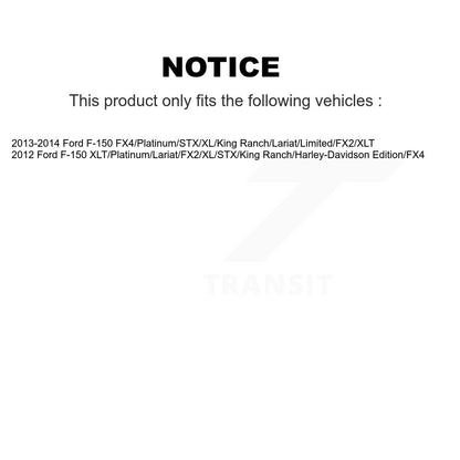 Tuyau hydraulique de frein arrière droit pour Ford F-150 12-H621913
