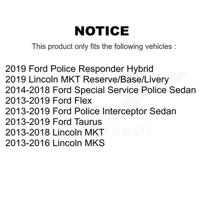 Tuyau hydraulique de frein avant gauche pour berline Ford Flex Taurus Police Interceptor