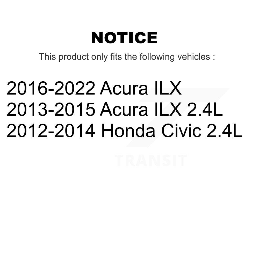 Tuyau hydraulique de frein avant gauche pour Honda Civic Acura ILX 12-H622057