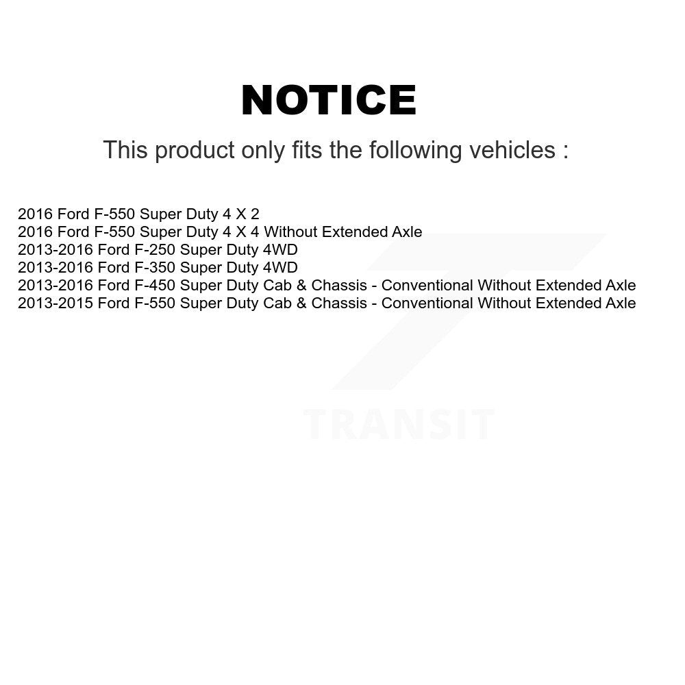 Tuyau hydraulique de frein avant gauche, pour Ford F-350 Super Duty F-250 F-450 F-550