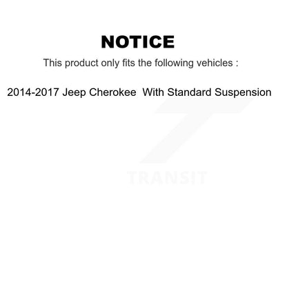 Tuyau hydraulique de frein avant pour Jeep Cherokee 2014-2017 avec Suspension Standard