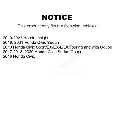 Tuyau hydraulique de frein avant gauche pour Honda Civic Insight 12-H622529