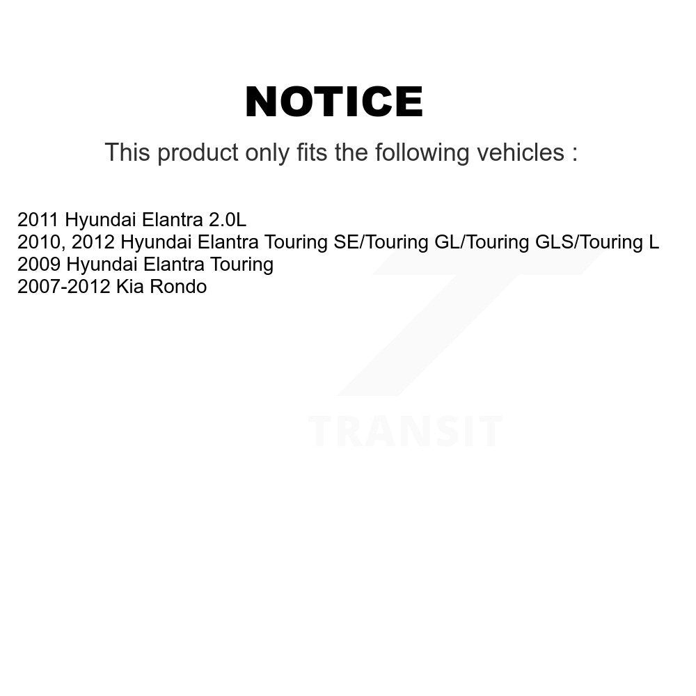 Kit de matériel de frein de stationnement arrière, pour Hyundai Elantra Kia Rondo 13-H17446