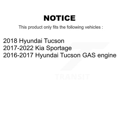 Kit de matériel de frein de stationnement arrière pour Hyundai Tucson Kia Sportage 13-H17498