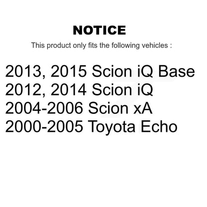 Cylindre de roue de frein à tambour arrière droit, pour Toyota Echo Scion iQ xA 14-WC370098