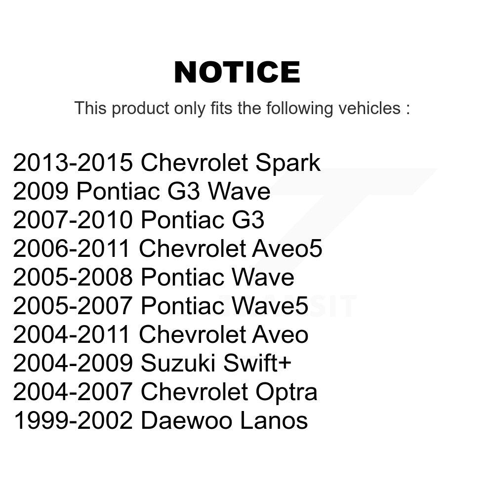 Cylindre de roue de frein à tambour arrière, pour Chevrolet Aveo Pontiac Aveo5 Wave Spark G3