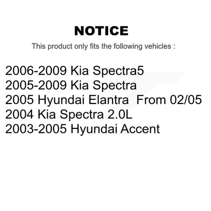 Cylindre de roue de frein à tambour arrière, pour Kia Spectra Hyundai Accent Spectra5 Elantra