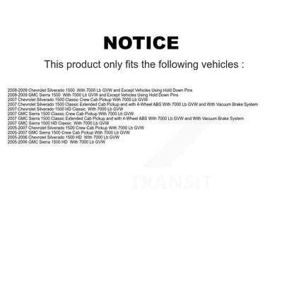 Cylindre de roue de frein à tambour arrière, pour Chevrolet GMC Silverado 1500 Sierra Classic
