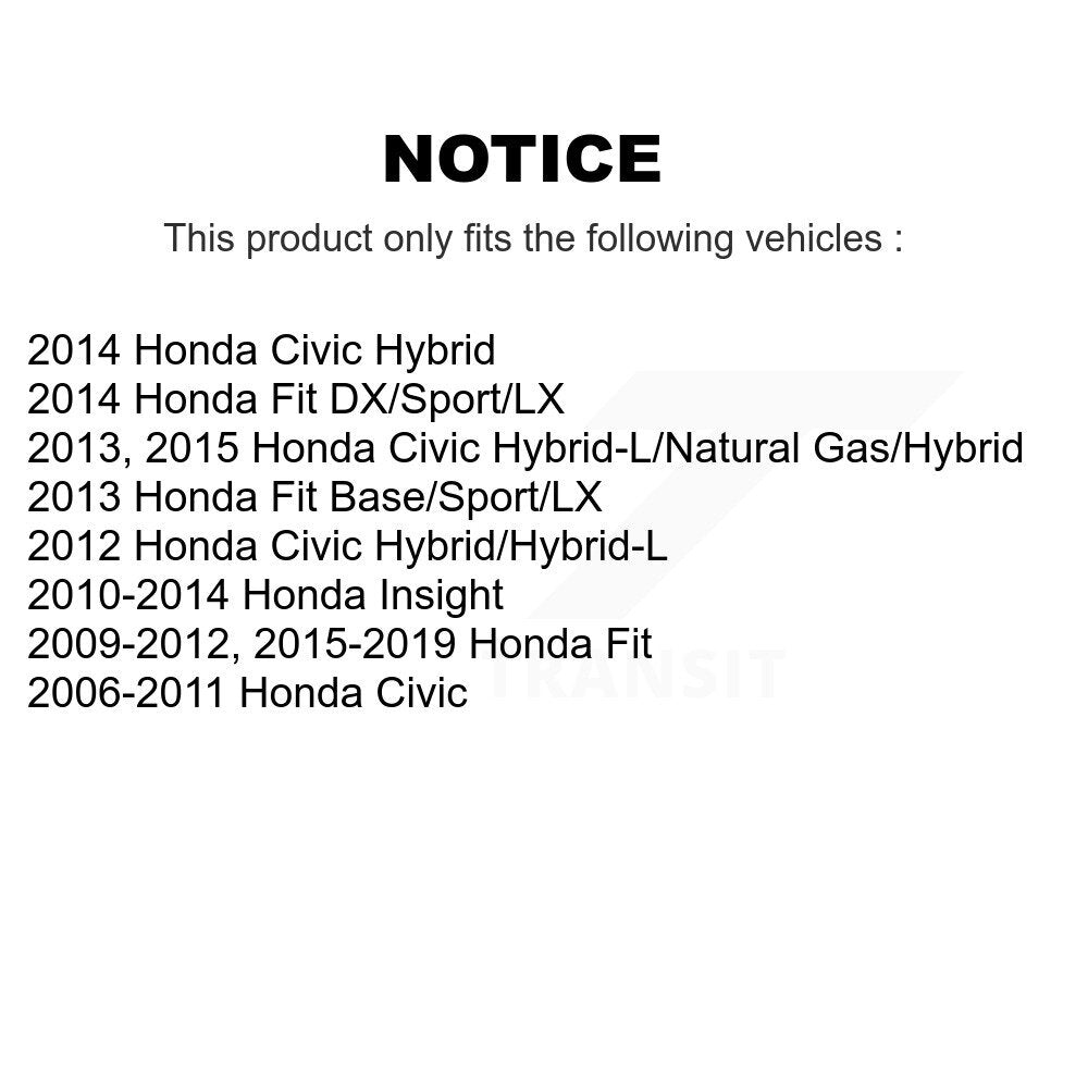 Cylindre de roue de frein à tambour arrière pour Honda Civic Fit Insight 14-WC370182