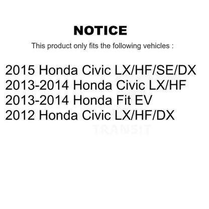 Cylindre de roue de frein à tambour arrière pour Honda Civic Fit 14-WC370232