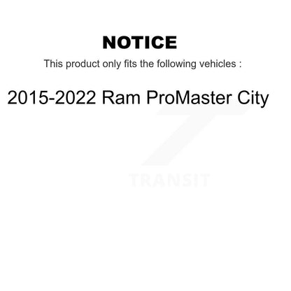 Cylindre de roue de frein à tambour arrière pour 2015-2022 Ram ProMaster City 14-WC370260